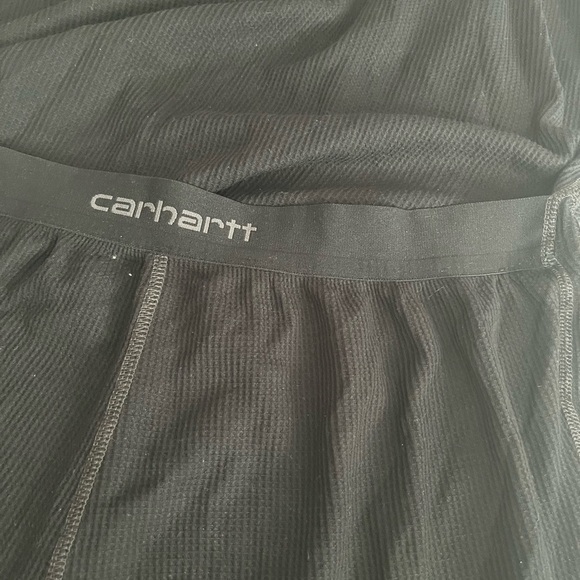 [L]Carhartt Black Men’ Waffle Knit Jumpsuit Base Layer NWOT - Picture 11 of 11